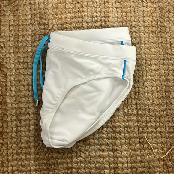 Brazilian Speedo Swim Briefs - white and pride design - Brand New - Picture 3 of 3